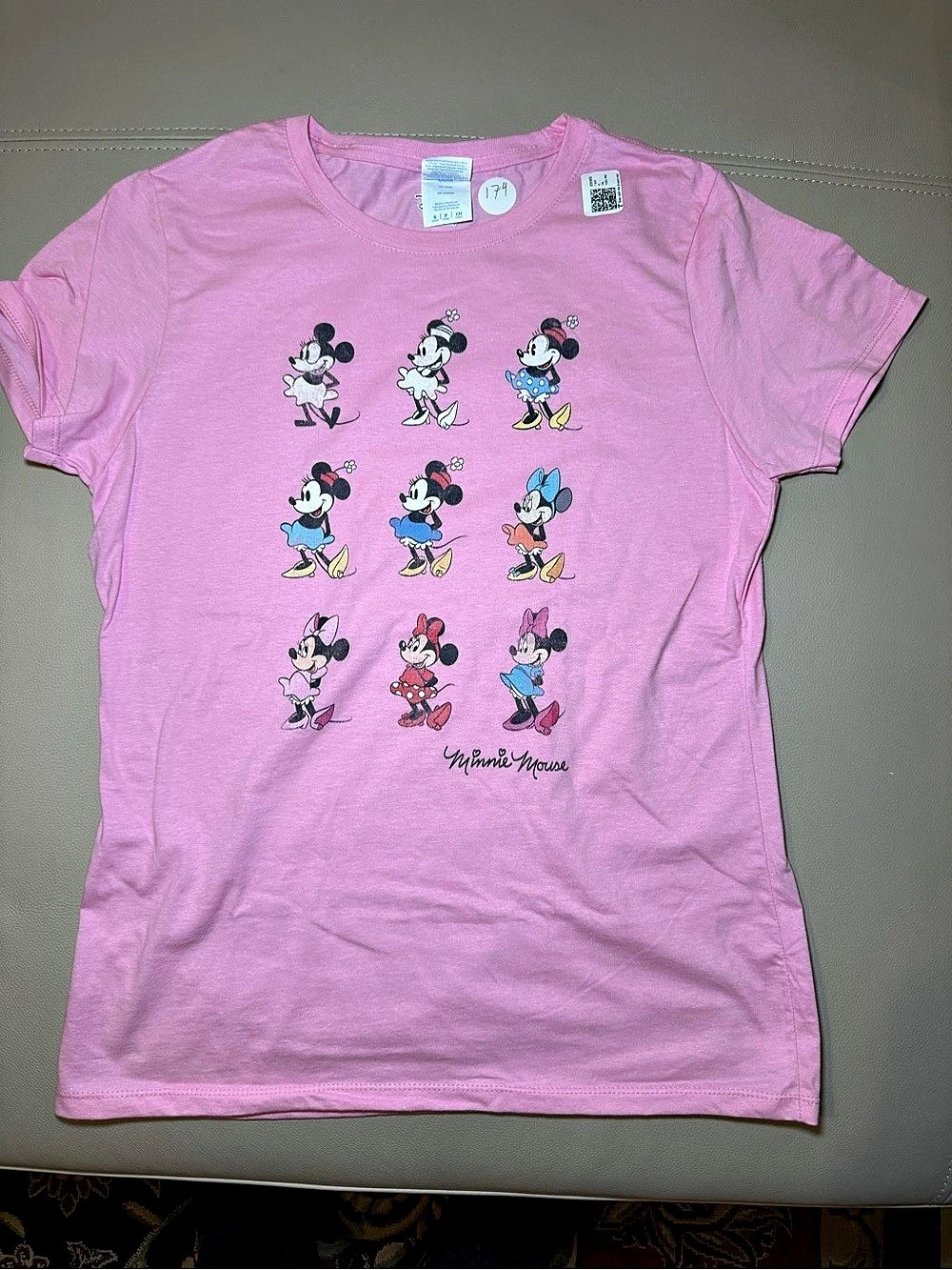 Port & Company Disney Minnie Mouse Fan Favorite T-Shirt Pink ladies S